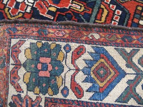 Handsome Persian Village Rug, Circa 1890, 2.02m X 1.37m