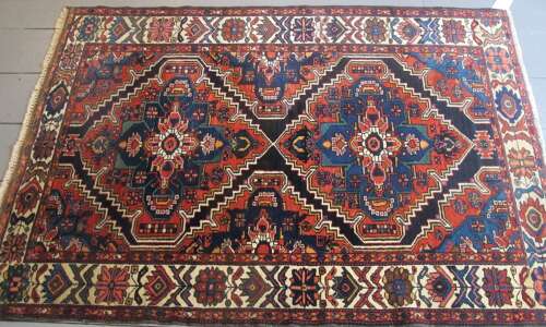 Handsome Persian Village Rug, Circa 1890, 2.02m X 1.37m