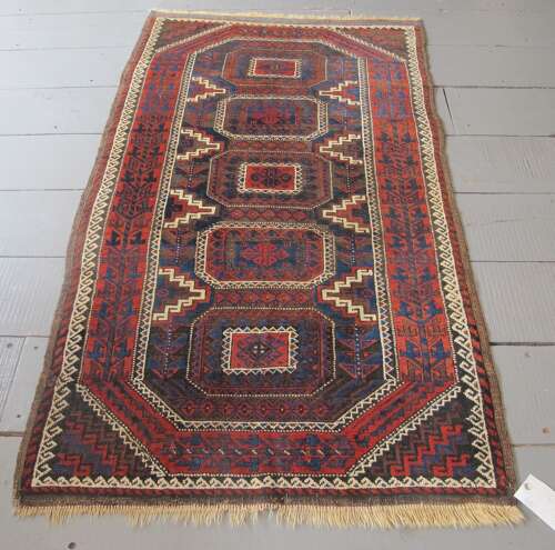 Fine Belouch Rug, Circa 1880, 1.76m X 1.04m
