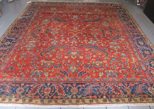 Fine Persian Karaja Carpet, Circa 1880, 3.32m X 2.85m