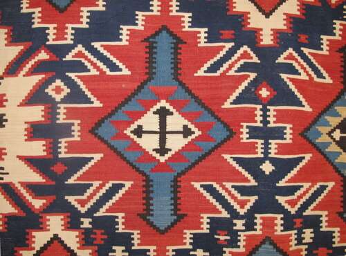 Fine Caucasian Kilim, Circa 1880, 3.18m X 1.88m (10'4