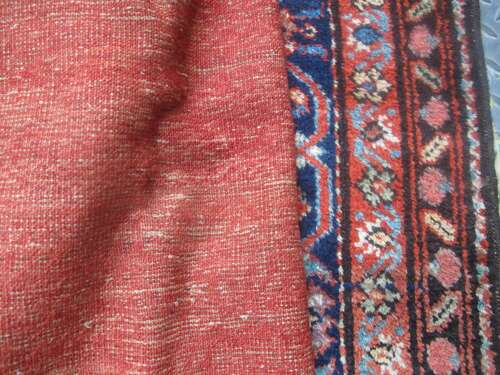 Fereghan Carpet With Plain Field, Persia, Circa 1880, 3.93m X 2.89m (12' 11