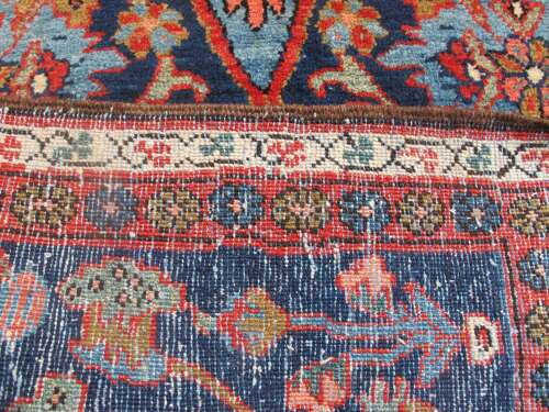Long Persian Wool Runner, Circa 1890, 4.43m X 0.94m