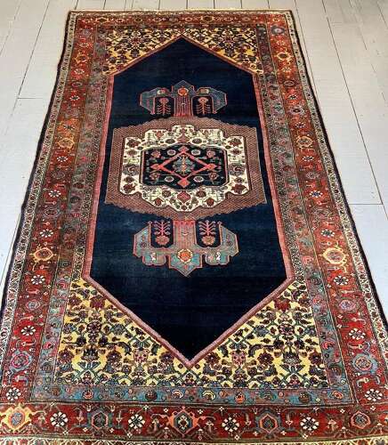 Handsome Kurdish Carpet, West Persia, Late 19th Century, 3.33m X 2.04m (10'11