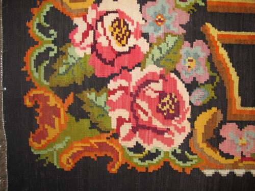 Moldovan Floral Kilim, Circa 1900, 1.84m X 3.04m