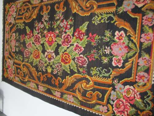 Moldovan Floral Kilim, Circa 1900, 1.84m X 3.04m