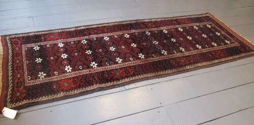 Antique Belouchi Wool Runner, Circa 1880, 2.80m X 1.18m