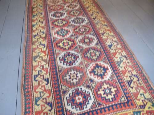 Caucasian Rug With Memling Guls, Circa 1870, 2.60m X 1.20m