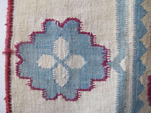 Rare Indian Cotton Dhurrie, Circa 1880, 2.05m X 1.33m