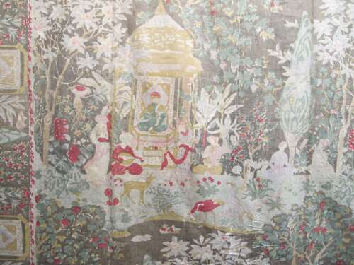 Qajar Block Printed And Painted Textile, Persia, Mid-19th Century