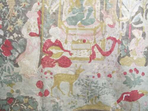 Qajar Block Printed And Painted Textile, Persia, Mid-19th Century