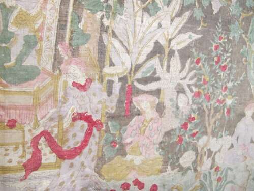 Qajar Block Printed And Painted Textile, Persia, Mid-19th Century