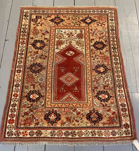 Antique Melas Rug, 1.48m X 1.17m