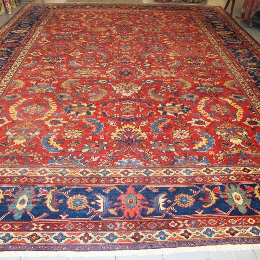 Superb Large Sultanabad Carpet, Circa 1880, 5.40m X 3.92m
