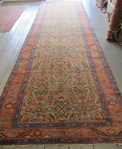 Magnificent Antique North-west Persian Gallery Carpet 5.56m X 1.63m, Circa 1880.
