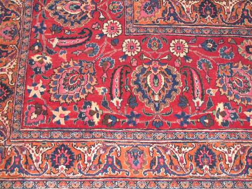 Fine All-over Design Persian Carpet, Circa 1920, 4.80m X 3.54m, Signed 'saber'.