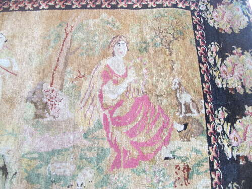 Rare Ukrainian Piled Carpet