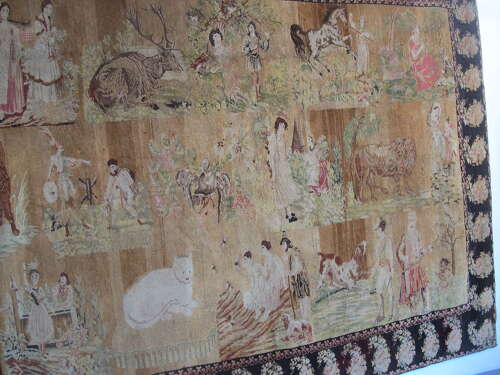 Rare Ukrainian Piled Carpet