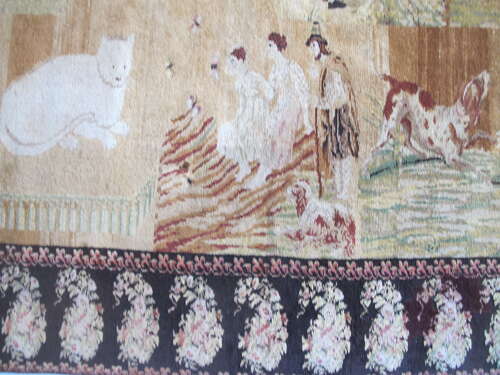Rare Ukrainian Piled Carpet