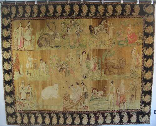 Rare Ukrainian Piled Carpet