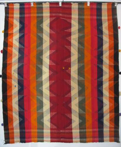 South Persian Wool Jajim, Circa 1930, 2.07m x 1.77m