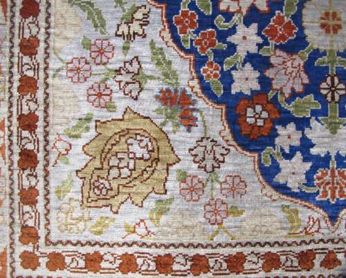Silk Hereke Rug, Turkey, Circa 1970, 110cm x 70cm