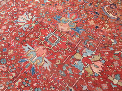 Heriz Carpet with All-Over Design, 3.60m x 2.50m, Circa 1890