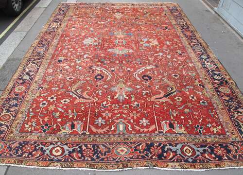 Heriz Carpet with All-Over Design, 3.60m x 2.50m, Circa 1890