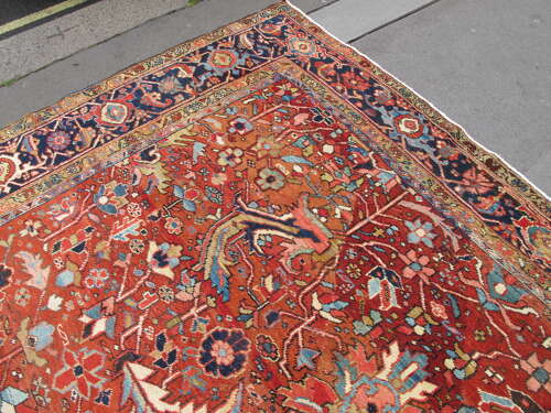 Heriz Carpet with All-Over Design, 3.60m x 2.50m, Circa 1890