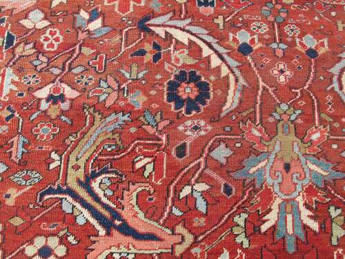 Heriz Carpet with All-Over Design, 3.60m x 2.50m, Circa 1890