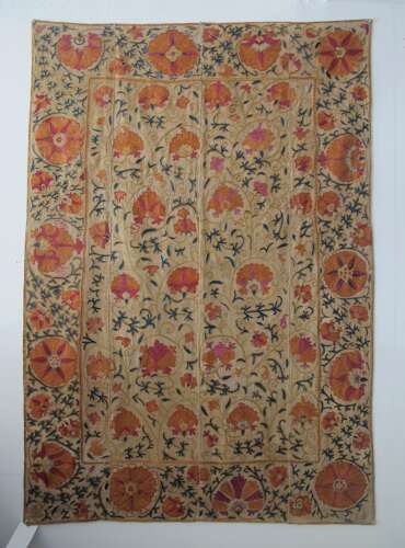 Bokhara Suzani, Uzbekistan, Circa 1850, 1.80m x 1.24m