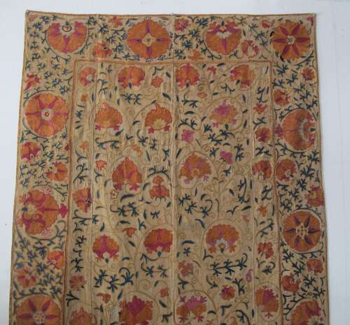 Bokhara Suzani, Uzbekistan, Circa 1850, 1.80m x 1.24m