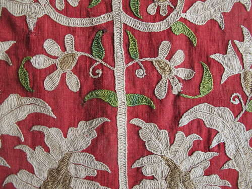 19th Century Ottoman Embroidery, 28cm x 183cm