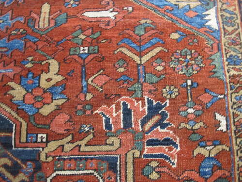 Colourful Heriz Carpet, North-West Persia, Circa 1890, 3.06m x 2.32m