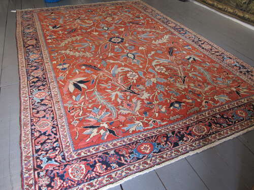 Fabulous Heriz Carpet, North-West Persia, Circa 1880, 3.94m x 2.66m