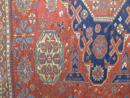19th Century Soumac Carpet, Caucasus, 2.95m x 1.95m