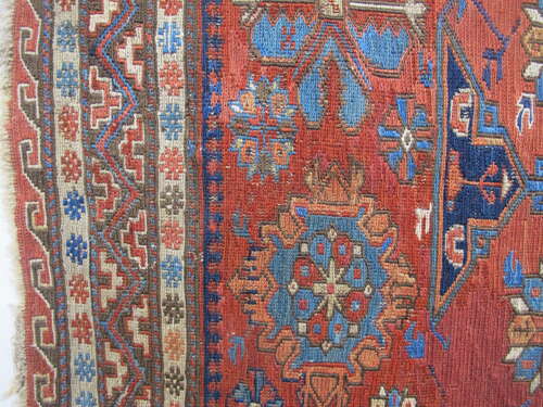 19th Century Soumac Carpet, Caucasus, 2.95m x 1.95m