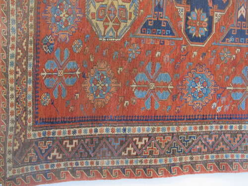 19th Century Soumac Carpet, Caucasus, 2.95m x 1.95m