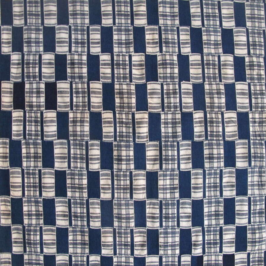 Mid-Century Kente Cloth, Ghana, 1.70m x 3.34m