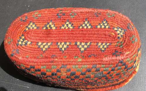 19th century Turkmen Embroidered Container