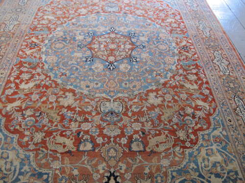 'Haji Jalili' Tabriz Carpet, Persia, Circa 1900, 3.42m x 2.30m