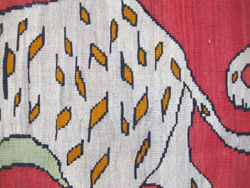 Qashqai 'Lion' Kilim, South-West Persia, Circa 1900