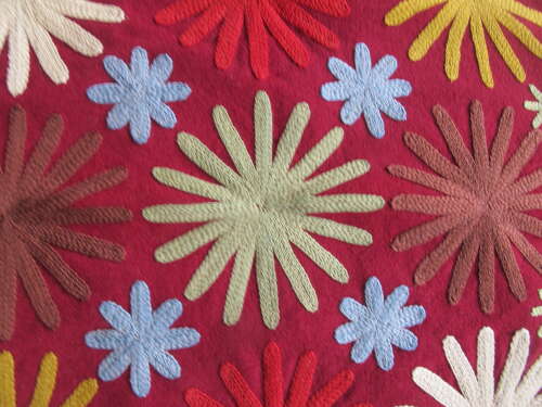 Lakai Silk Embroidered Mirror Cover