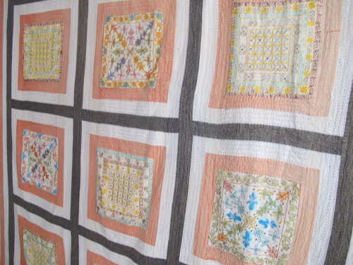 Indian Quilted Embroidery, Circa 1900, 2.75m x 2.24m