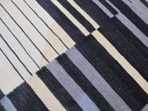 Modernist Wool Kilim, Mid 20th Century, 2.34m X 1.78m