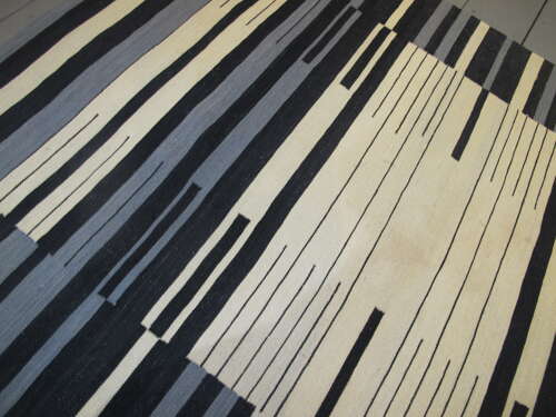 Modernist Wool Kilim, Mid 20th Century, 2.34m X 1.78m