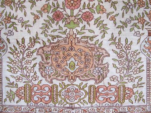 Fine Silk Hereke Rug