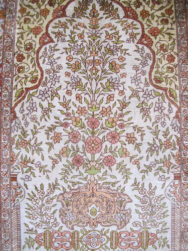Fine Silk Hereke Rug