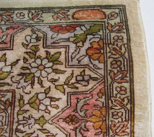 Fine Silk Hereke Rug