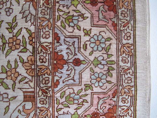 Fine Silk Hereke Rug